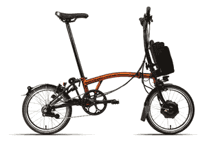 Brompton C-Line Electric Explore - Typ M - 16 Zoll 300Wh 6N Faltrad - Flame Lacquer