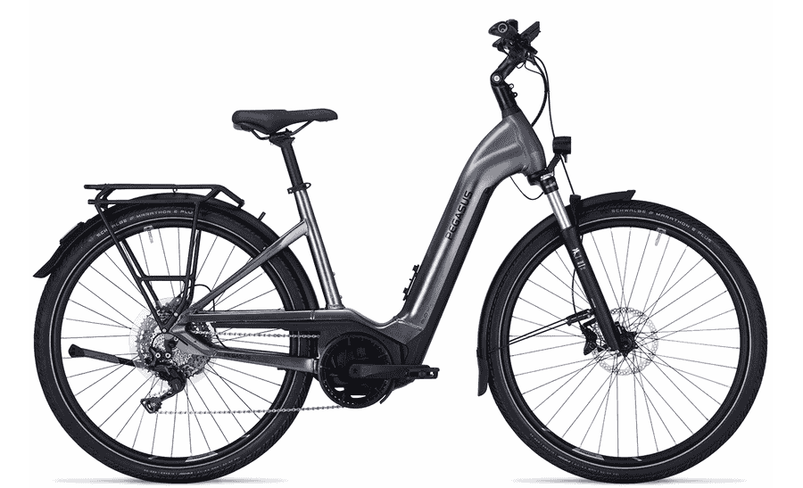 PEGASUS Premio Evo 10 ABS - 28 Zoll 750Wh 10K Wave - black chrome matt/black matt