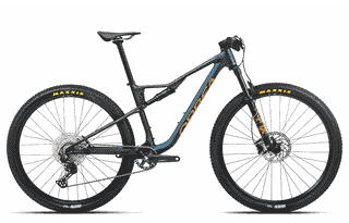 Orbea OIZ H30 - 29 Zoll 12K Fully - Moondust Blue Leo Orange