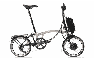 Brompton C-Line Electric - 12 Speed - Typ H- 16 Zoll 300Wh 12K Faltrad - Dune Sand