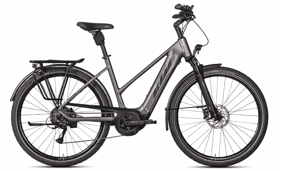 KTM Macina Silence - 28 Zoll 500Wh 8K Trapez - Elderberry Matt
