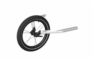 Thule Chariot 2 jogging kit double  - Jogging Set für Multisportanhänger