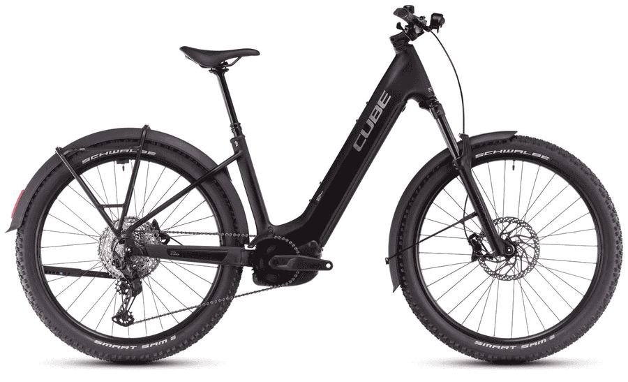 Cube Reaction Hybrid Race Allroad - 27.5 Zoll 800Wh 12K Wave - black´n´metal