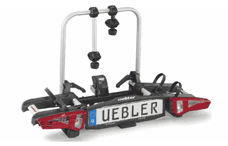Uebler Kupplungsträger i21 – DC  60° Abklappwinkel - 2 Fahrräder