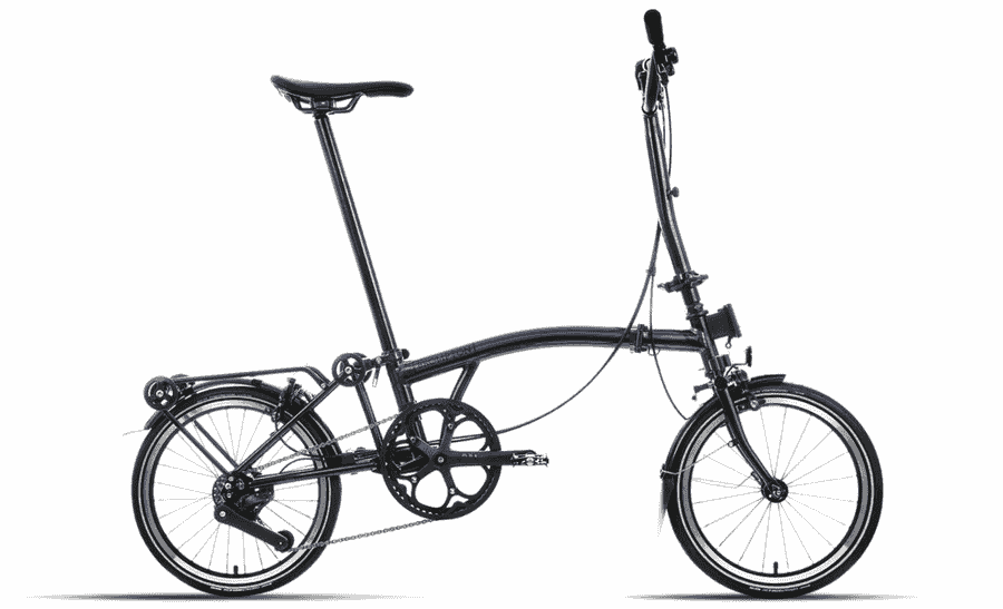 Brompton P-Line Explore - Typ H - 16 Zoll 12K Faltrad + Toolkit - Bolt Blue Lacquer
