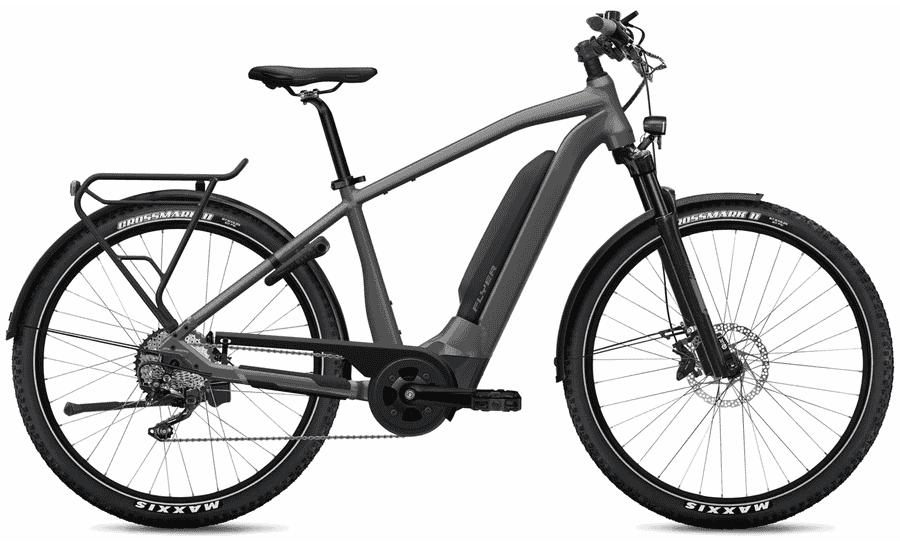FLYER Upstreet5 7.12 - 27,5 Zoll 750Wh 10K Diamant - Anthracite Gloss