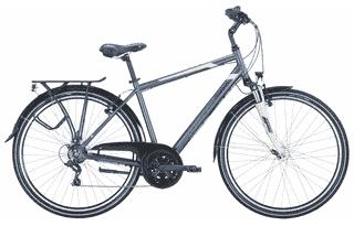 PEGASUS Piazza 21 - 28 Zoll 21K Diamant - steel blue
