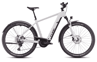 Cube Nuride Hybrid EXC Allroad - 28 Zoll 800Wh 12K Diamant - cotton´n´silver