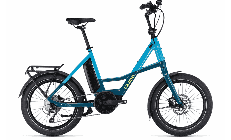 Cube Compact Sport Hybrid 500 - 20 Zoll 500Wh 10K Compact - blue´n´lime