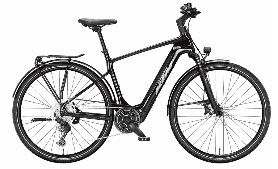 KTM MACINA SPORT SX ELITE - 28 Zoll 400Wh 10K Diamant - transparent red (grey+chrome orange)