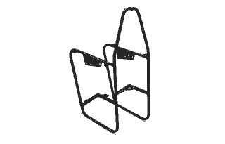 ACID Gepäckträger LOWRIDER Suspension TREKKING - black