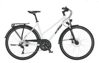 KTM VENETO LIGHT DISC - 28 Zoll  20K Trapez - white matt