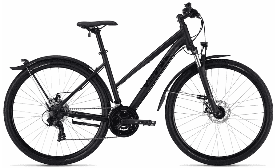 BULLS Wildcross Street - 28 Zoll 21K Trapez - black matt