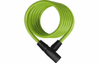 Abus Spiralkabelschloss Star 4508K/150 - green