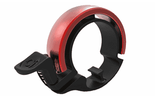 Knog Oi Classic Large Fahrradklingel - schwarz/rot