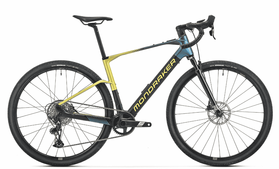 Mondraker DUSTY R - 28 Zoll 350Wh 12K Diamant - Blau Gelb Grün