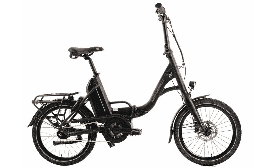 Mammut E-Fold 7RT - 20 Zoll 400Wh 7N-RT Faltrad - Schwarz