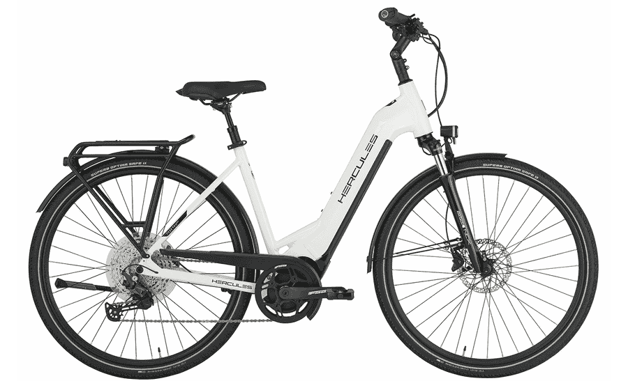 Hercules Pasero I-10 - 28 Zoll 750Wh 10K Wave - weiß-glänzend