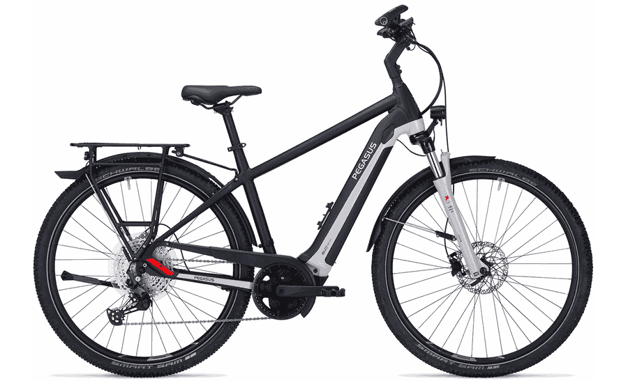 PEGASUS Premio Evo 12 Lite Cross - 28 Zoll 625Wh 12K Diamant - black matt/light grey