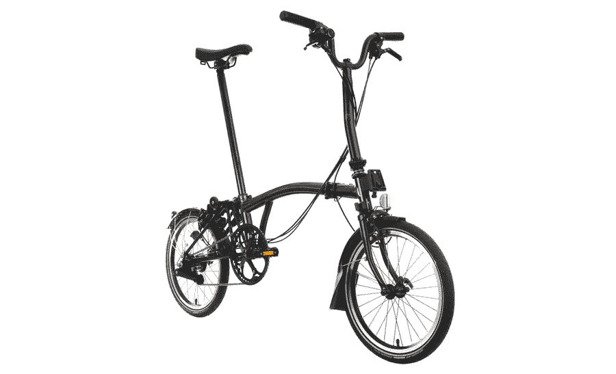 Brompton C-Line Urban - Typ M - 16 Zoll 2K Faltrad - Gloss Black Laquer