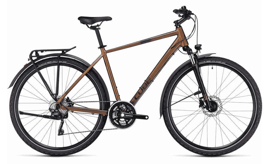 Cube Nature Pro Allroad - 28 Zoll 30K Diamant - gold´n´black