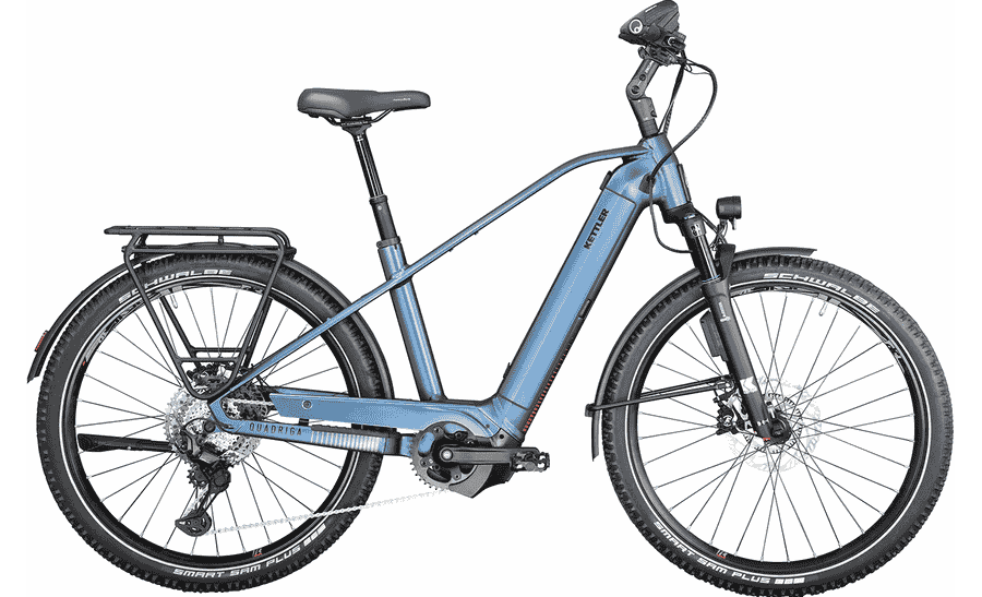 KETTLER QUADRIGA TOWN & COUNTRY PRO AB - 27.5 Zoll 750Wh 11K Diamant - modern petrol blue matt