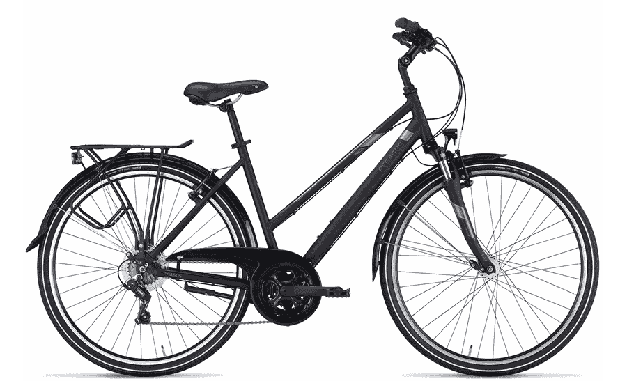 PEGASUS Piazza 21 - 28 Zoll 21K Trapez - black matt