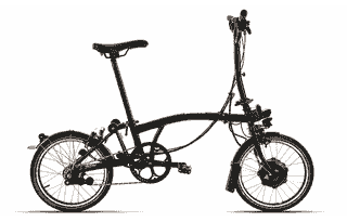 Brompton C-Line Electric Explore  - Typ M - 16 Zoll 300Wh 6N Faltrad - Gloss Black