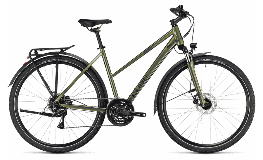Cube Nature Allroad - 28 Zoll 24K Trapez - shinymoss´n´black