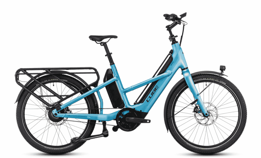 Cube Longtail Hybrid 725 - 26 Zoll 725Wh Enviolo Lastenrad - blue 'n' reflex