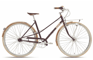 Creme Cycles Caferacer Lady Doppio - 28 Zoll 7N Trapez - Pinot Noir