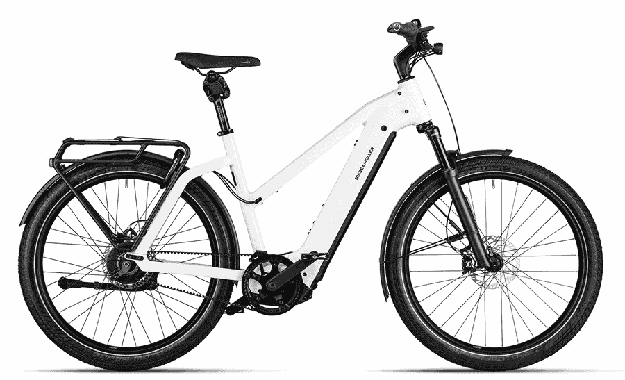Riese und Müller Charger4 Mixte GT vario - 27,5 Zoll 750Wh Enviolo Trapez - ceramic white