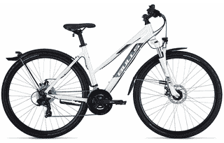 BULLS Wildcross Street - 28 Zoll 21K Trapez - metallic white