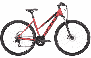 BULLS Wildcross - 28 Zoll 21K Trapez - hyper red matt