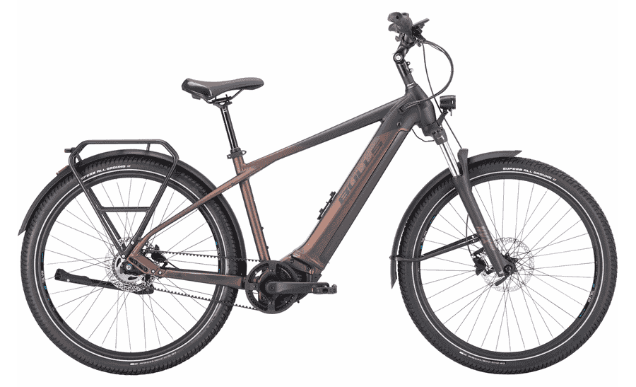 BULLS Iconic EVO Belt 27.5 - 27.5 Zoll 750Wh 5N Diamant - glass christal drill brown / black matt