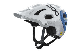 POC Tectal Race Mips - hydrogen white/opal blue metallic matt