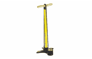 Lezyne Steel Floor Drive - gelb