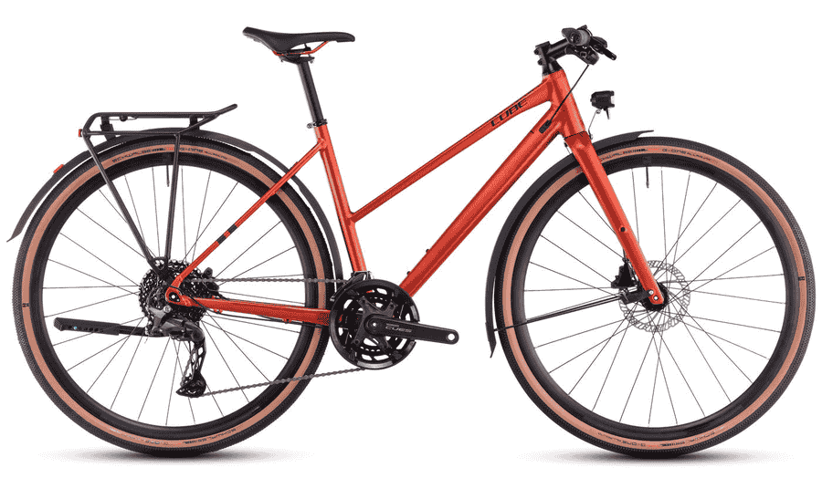 Cube Nulane Pro FE - 28 Zoll 20K Trapez - fireorange´n´black