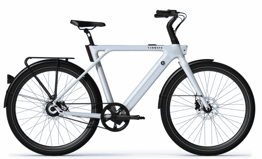 Tenways CGO009 - 28 Zoll 374Wh 1N Diamant - Light Blue