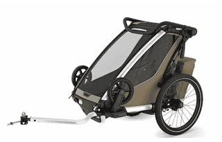 Thule Chariot Cross 2 single - Kinderfahrradanhänger - Faded Khaki