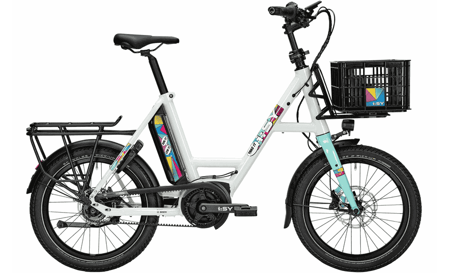 i:SY POP ART E5 ZR F - 20 Zoll 545Wh 5N Compact - pop art white