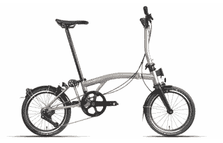 Brompton T Line Urban 4 speed - Typ M- 16 Zoll 4K Faltrad - Titan