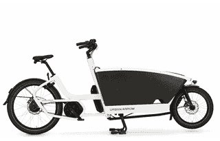 Urban Arrow Family Caro Line - 20/26 Zoll 545Wh Enviolo Lastenrad - White