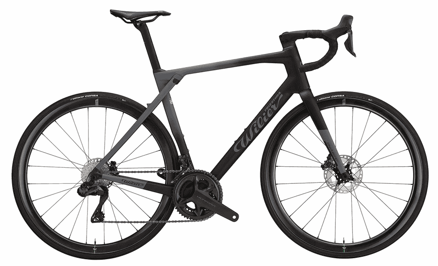 Wilier Granturismo Ultegra Di2 SLR38 - 28 Zoll 24K - Diamant - black grey matt