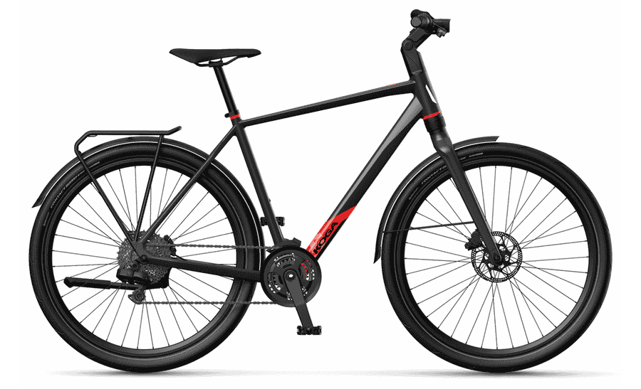 Koga F3 5.0 - 28 Zoll 30K Diamant - panter black high gloss