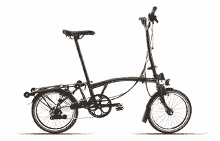 Brompton C-Line Explore - Typ H - 16 Zoll 6N Faltrad - Gloss Black Laquer