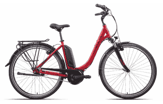 HERCULES Lyon R7 - 28 Zoll 500Wh 7N-RT Wave - redmetallic-glossy
