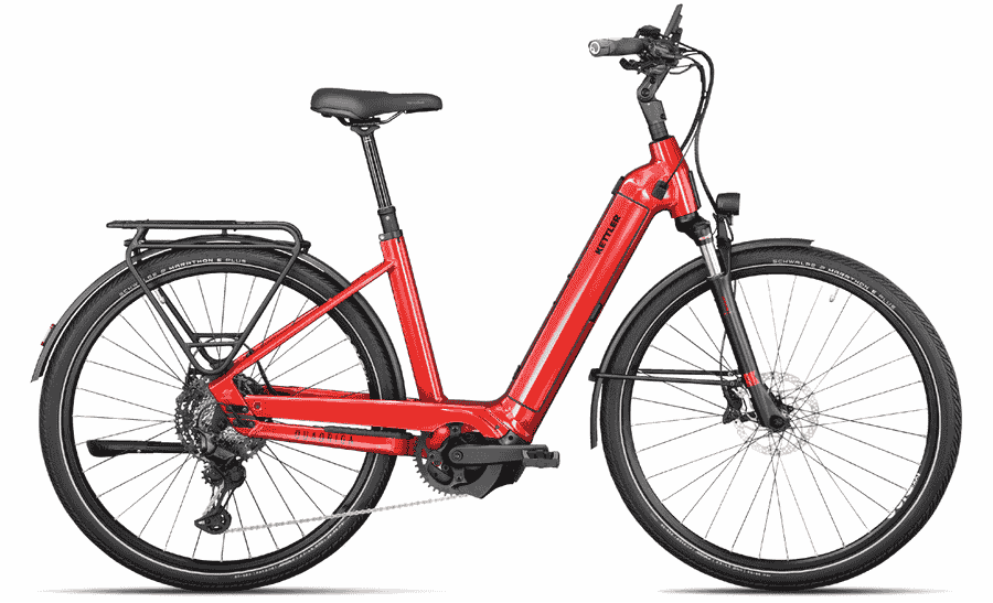 KETTLER QUADRIGA COMP CX11 LG - 28 Zoll 750Wh 11K Wave - classic red shiny