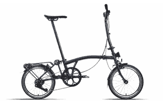 Brompton P-Line Explore - Typ H - 16 Zoll 12K Faltrad + Toolkit - Bolt Blue Lacquer