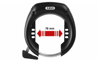 Abus Schloss SHIELD 5650L NR OE - schwarz